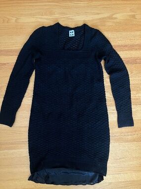 Missoni Knit Dress, Black & Size Small